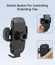 Yesido Free Stretch Automatic Clip Suction Cup Car Holder - 2