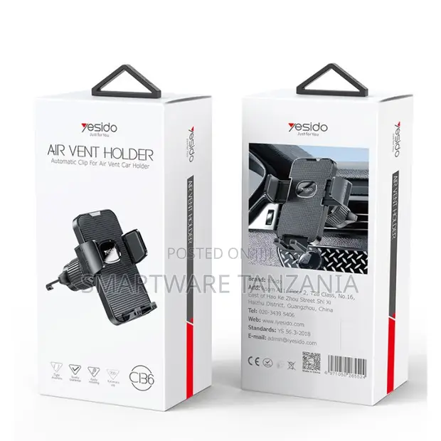 Yesido Air Vent Holder Automatic Clip kwa Gari - 1
