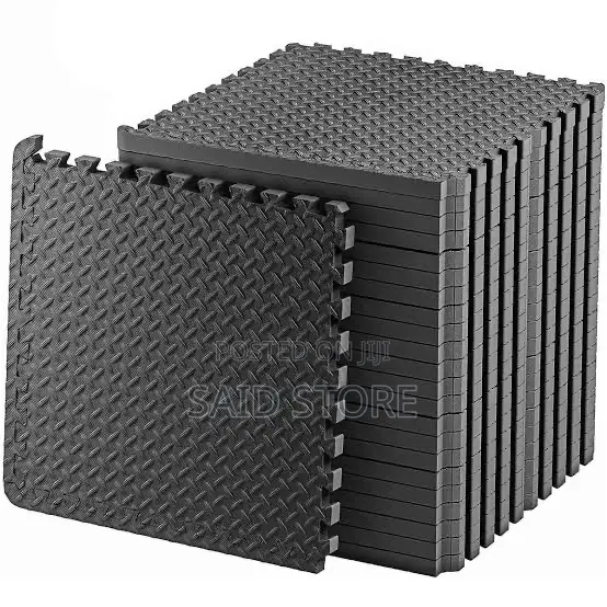 Brand New Life Fitness Floor Rubber Mats (1x1m) - 1