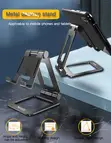 Yesido Universal Mobile & Tablet Holder (Up to 7.9") - 2