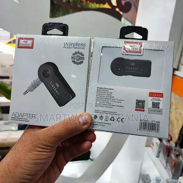 Eardom Wireless Audio Receiver Adapter Bluetooth 5.0 3.5mm - 1