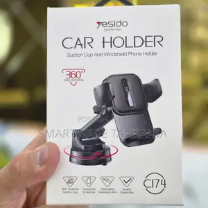 Yesido C174 Kishikilia Simu cha Gari kwa Suction Cup, Mzunguko wa 360-Degree