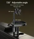 Yesido 4-in-1 Multifunctional Car Cup Holder with Phone Mount - 2