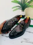 CR7 Aldo Men's Leather Moccasins - Brand New - 4
