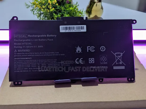 HP HT03XL Rechargeable Laptop Battery 11.55V 41.9Wh for Pavilion - 1