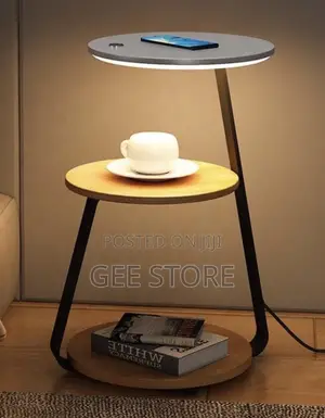 LED Smart Table with Wireless Charging