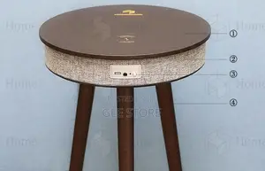 Table Speaker with Wireless Charging & USB