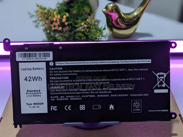 Dell WDX0R Rechargeable Laptop Battery 11.4V 42Wh - 1