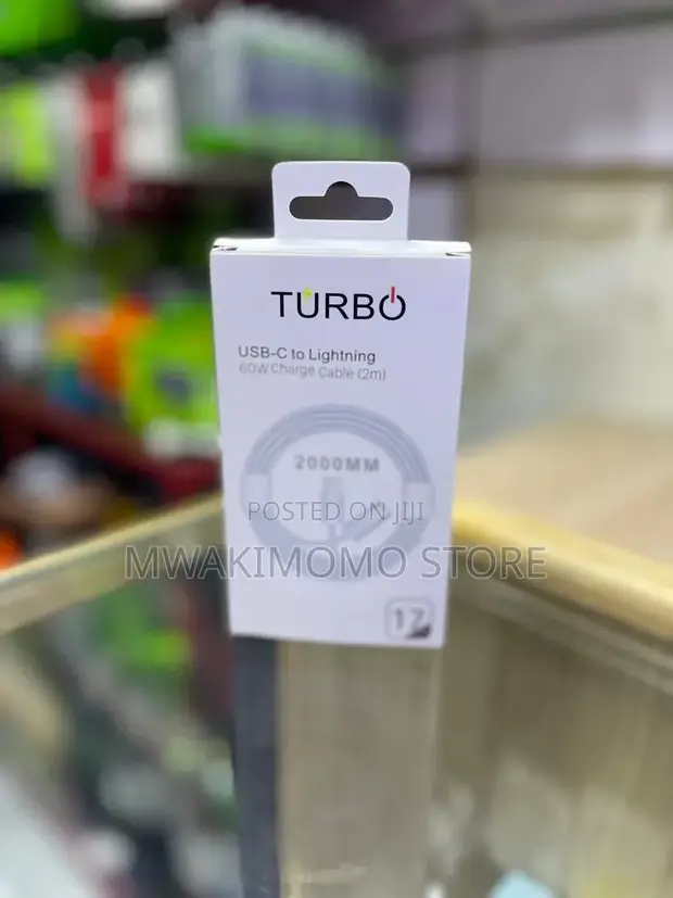 Turbo USB C to Lightning Cable 60W, 2m - 1