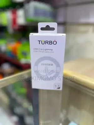 Turbo USB C to Lightning Cable 60W, 2m