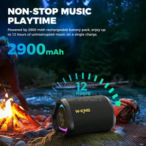 Spika ya Bluetooth ya W-King D110 15W Inayobebeka na Isiyo na Maji