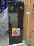 PMAX Combi Fridge Black Mirror 200 Litres - 1