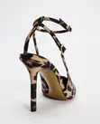 Zara Leopard Print Stiletto Heels - 3