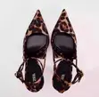 Zara Leopard Print Stiletto Heels - 5