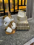 24pcs Gold Square Dinner Set - 2