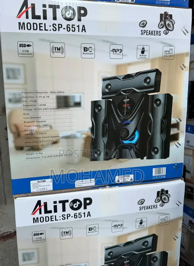 Alitop Speaker - Model 651A - 1