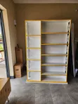 Brand New White and Yellow Shoe Rack - 1