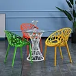 Modern Plastic Dining Chairs - 2