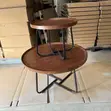 Wood Coffee Table - Round, Brown, Brand New - 1