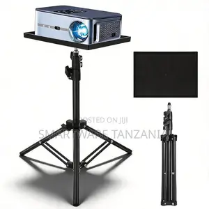 Adjustable Projector Stand with Tripod Base