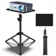 Adjustable Projector Stand with Tripod Base - 1