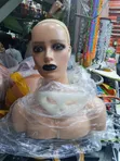 Mannequin Head, Wigs, Headscarves & Earrings Display - 2