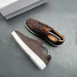 Men's BRUNELLO Premium Nubuck Leather Minimalist Sneakers - 5