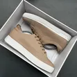 Men's Designer BOSS Pebbled Leather Smart Casual Sneakers - 1