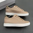 Men's Designer BOSS Pebbled Leather Smart Casual Sneakers - 3