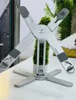 Double X Laptop Stand - Foldable Aluminium - 3