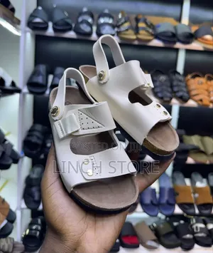 Kids Double Strap Cork Sandals