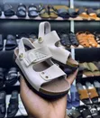 Kids Double Strap Cork Sandals - 3