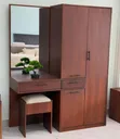 Woodstock 3-Door Wardrobe with Dressing Table - 1