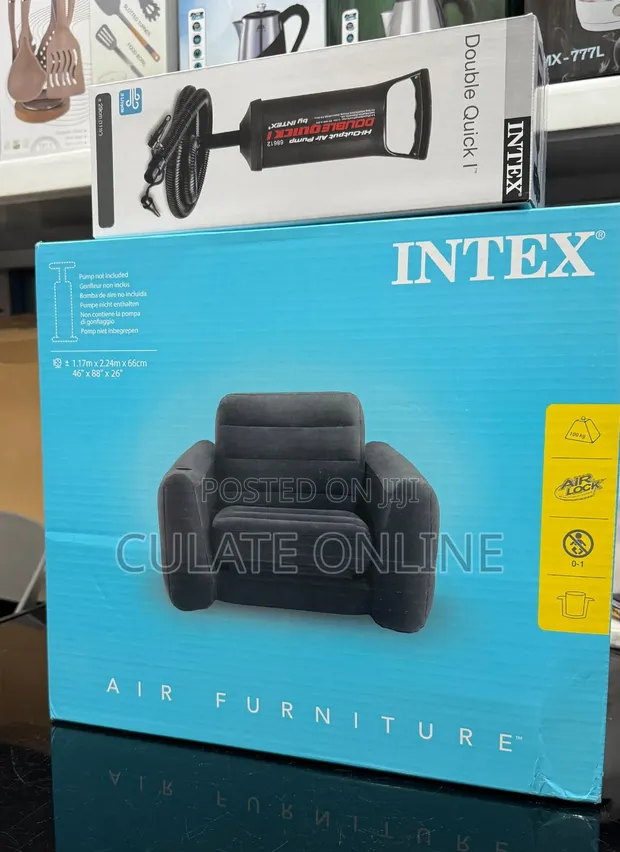 Intex 2-in-1 Inflatable Sofa Bed (4x6 ft) - 1