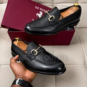 De'Rossi Men's Leather Loafers - Italy Made