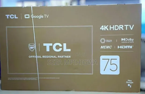 TCL 75-Inch 4K HDR Google TV - 1