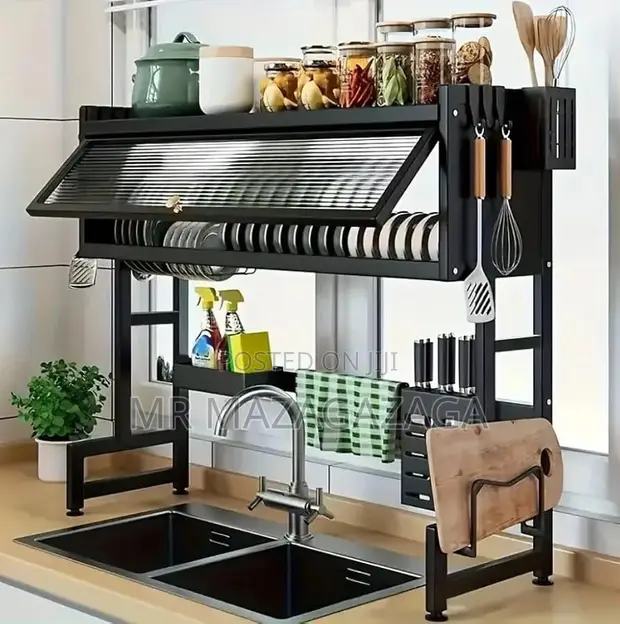 Sink Dish Drainer Drying Rack - 1 Layer - 1