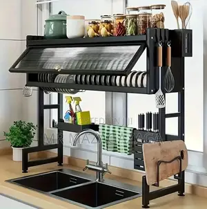 Sink Dish Drainer Drying Rack - 1 Layer