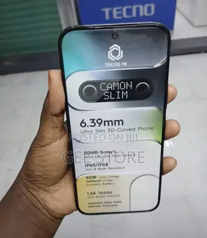 New Tecno Camon Slim 256GB Black