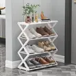 4-Layer X-Type Shoe Rack - 1
