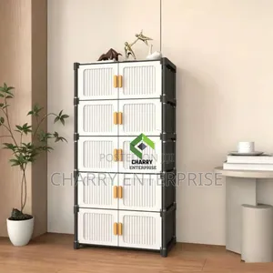 5-Tier Dustproof Organizer Rack for Shoes, Clothes, Accessories