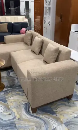 Brand New L-Shape Sofa - Modern, Sturdy, Free Delivery