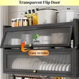 2-Layer Kitchen Sink Dish Drainer Drying Rack - 3