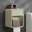 Wall Mounted Bathroom Tissue Organizer - 2
