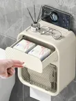 Wall Mounted Bathroom Tissue Organizer - 3