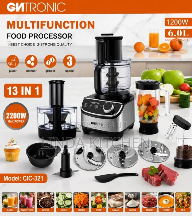 Cntronic Food Processor 16-in-1 - 1