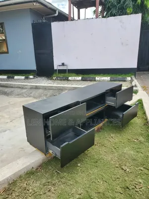 Wood-Mode TV Stand - Black, Brand New