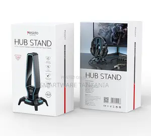 Yesido HB25 3-in-1 Headset Holder with USB Hub & Audio Adapter