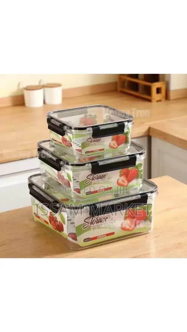 Acyrillic Food Storage Containers - 4-Piece Set - 1