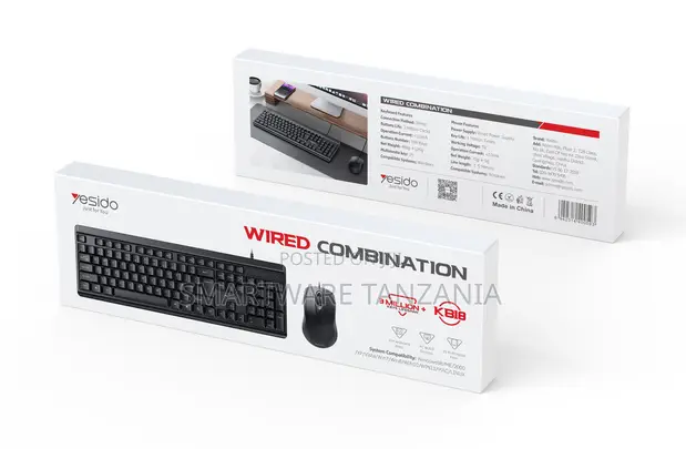 Yesido Wired Keyboard and Mouse Combo - 1